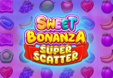 Слот Sweet Bonanza Super Scatter в казино Эверум